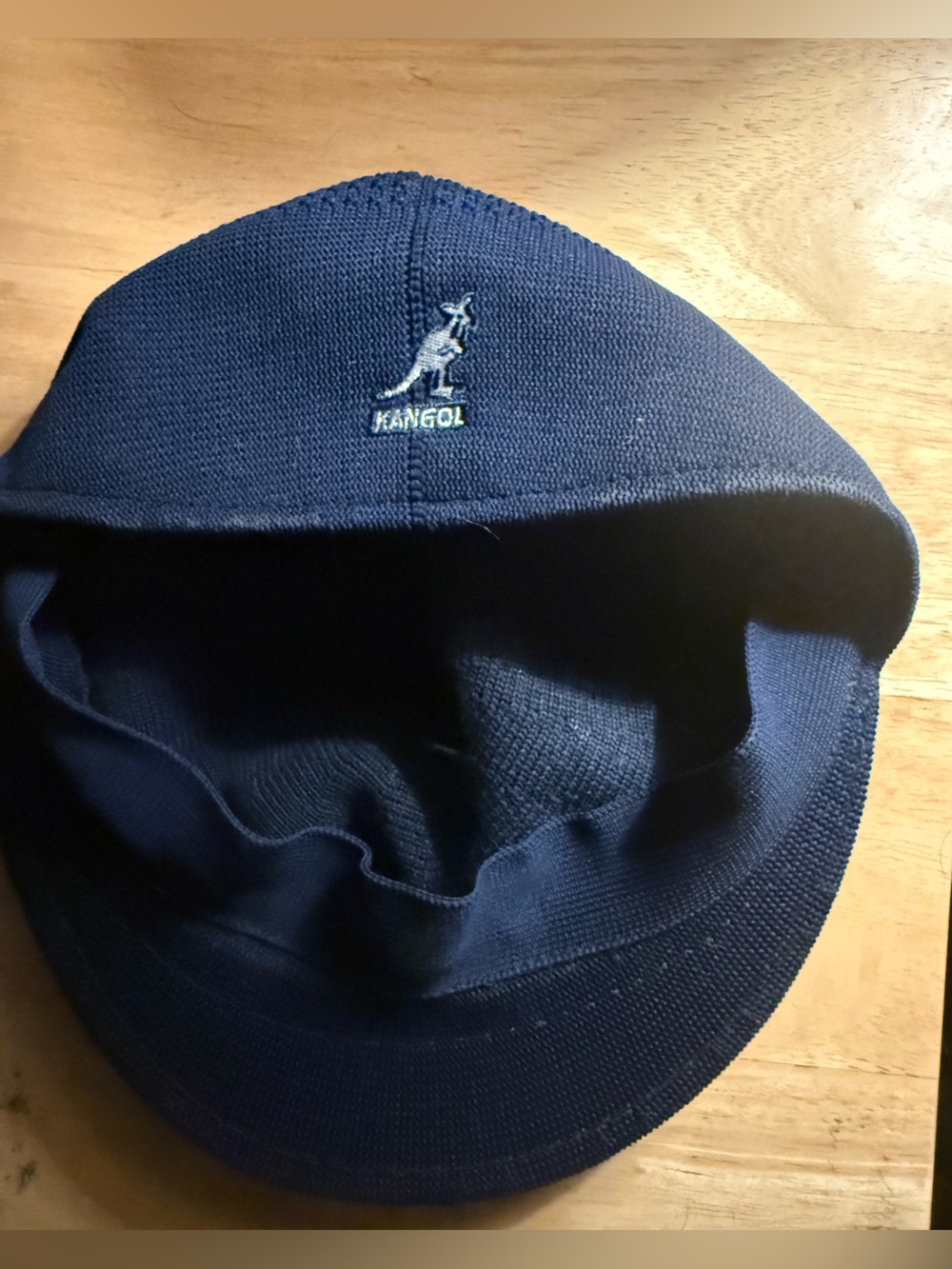 Kangol 504 Tropic Ventair Navy Cap EUC